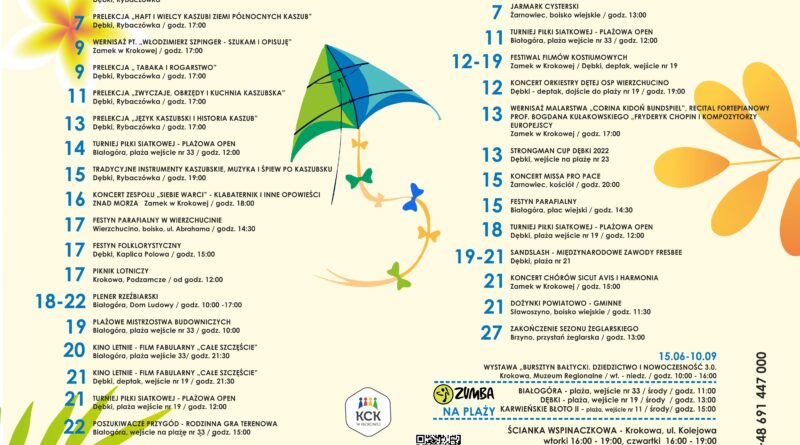 Kalendarz Imprez w Gminie Krokowa 2022