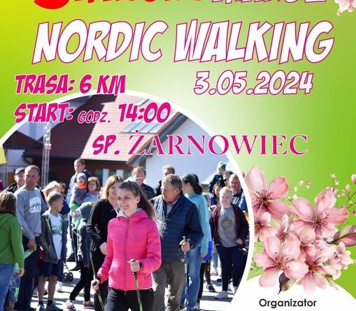 3 majowy marsz Nordic Walking Żarnowcu