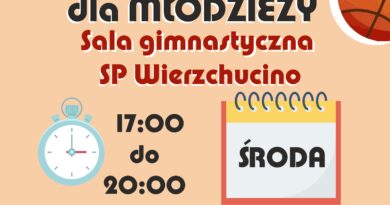 Sportowe Środy dla Młodzieży w Wierzchucinie!